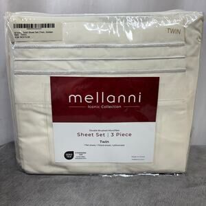 Mellanni Microfiber Twin Bed Sheet Set Cream New Soft Cooling Wrinkle Resistant
